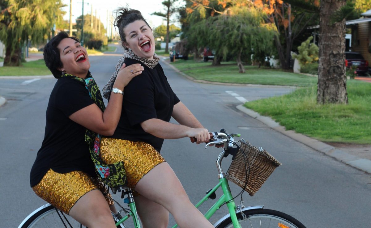 Rosie Sitorus and Kellee Aberg in Fat Girls in Bike Shorts